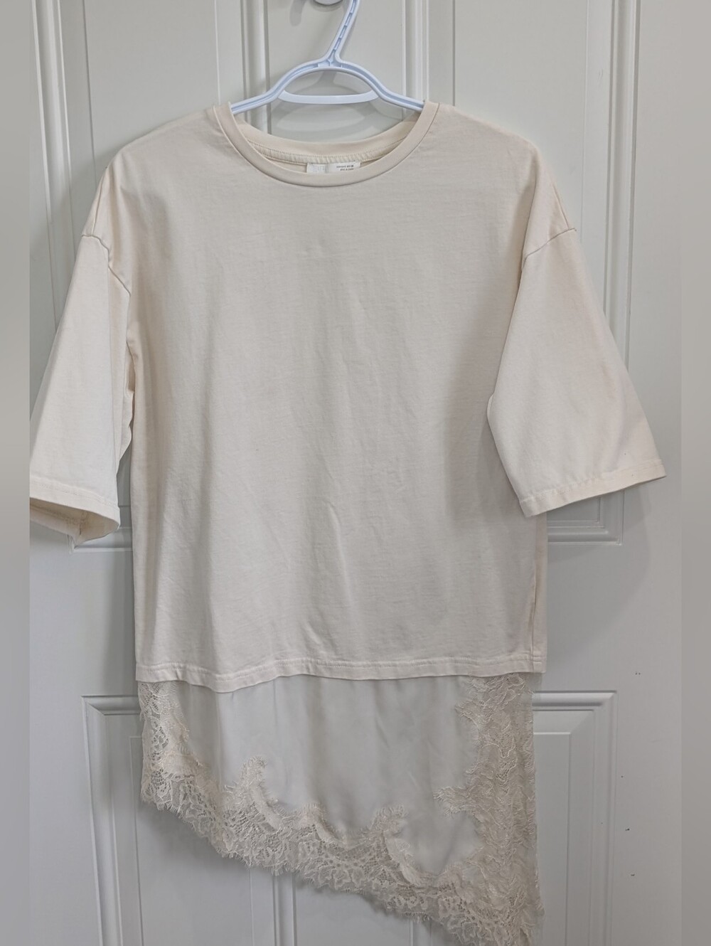 Zara Combination Lace T-Shirt